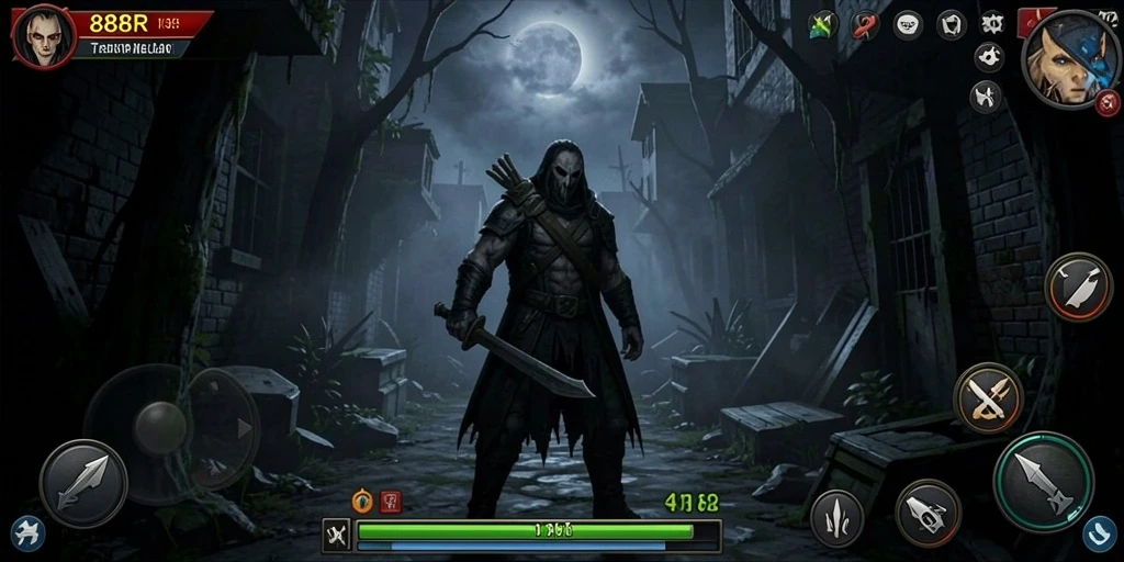 Gameplay menakutkan 888R yang mendebarkan.