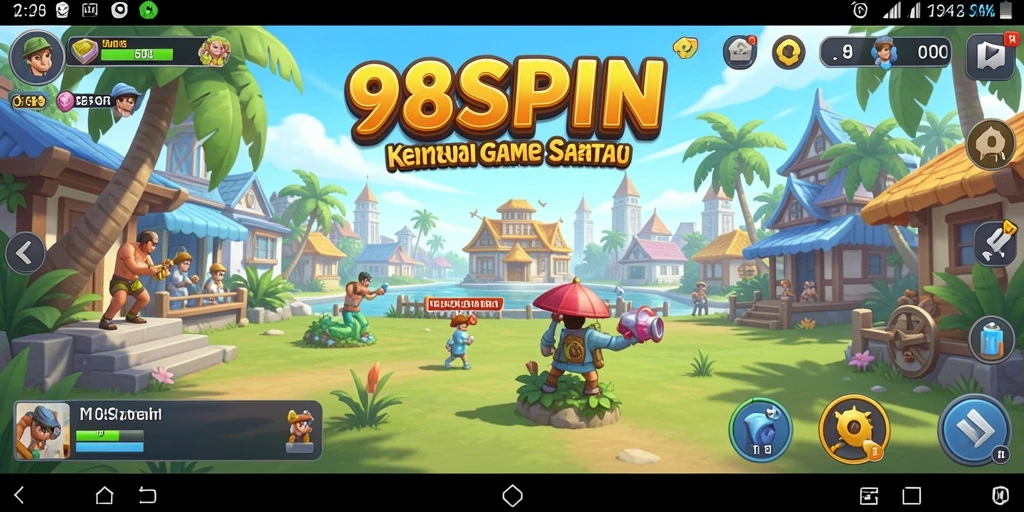 Gameplay 98SPIN yang santai dan menghibur