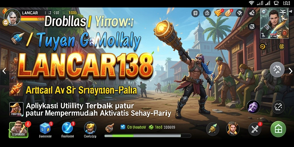 Tampilan antarmuka pengguna LANCAR138 yang intuitif dan mudah digunakan.