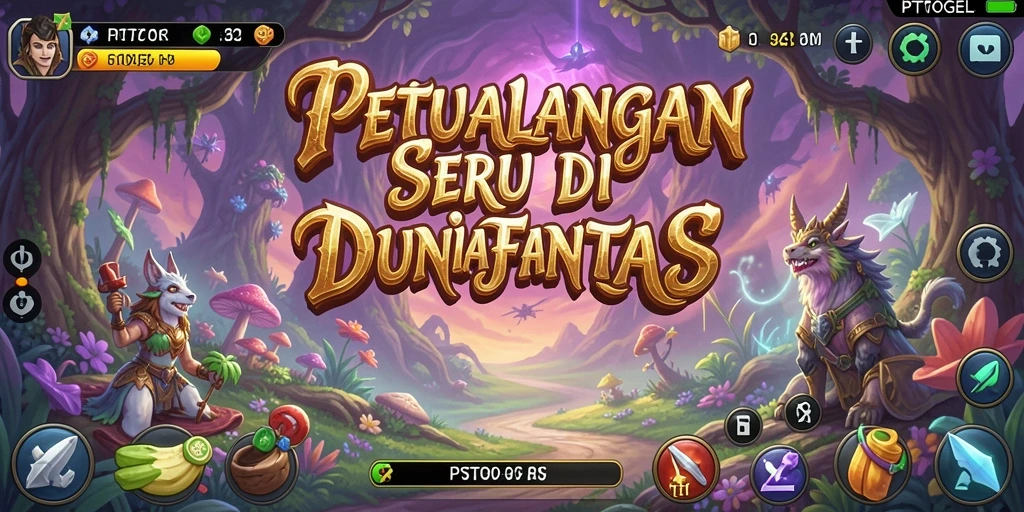 Tangkapan layar gameplay PTTOGEL menunjukkan petualangan seru dan grafis menawan.