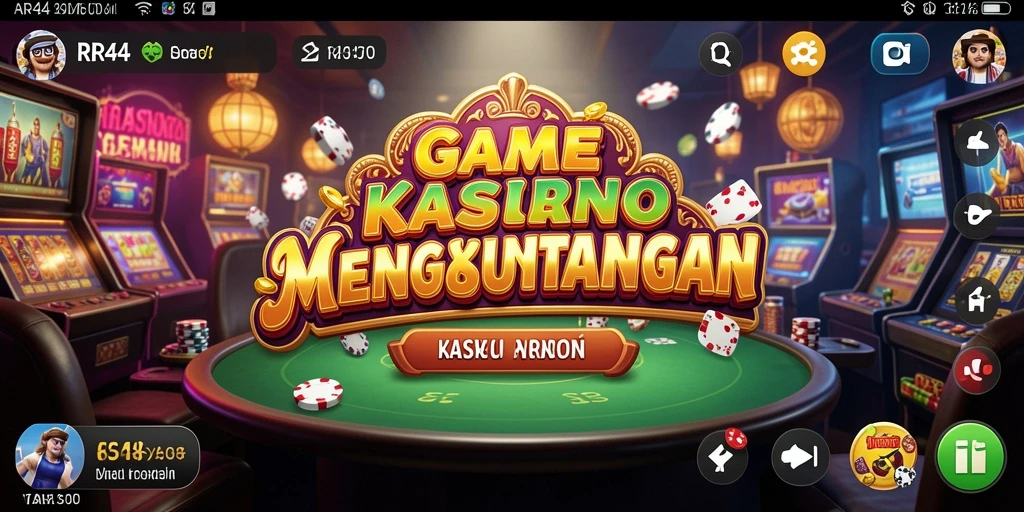 Screenshot utama RR44 menampilkan gameplay Kasino yang mendebarkan.