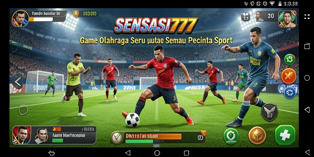 Screenshot gameplay SENSASI777 yang menunjukkan aksi olahraga seru.