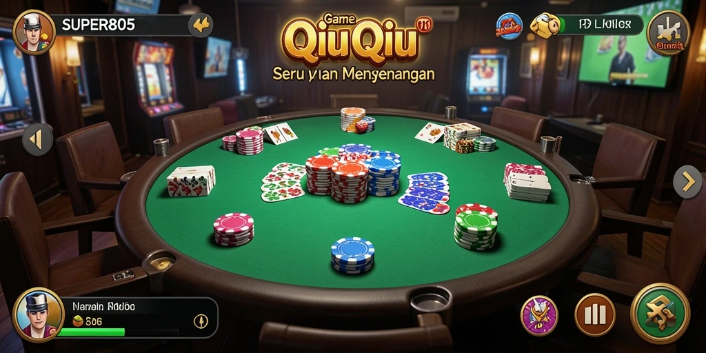 Gameplay seru QiuQiu dengan tampilan grafis menarik.
